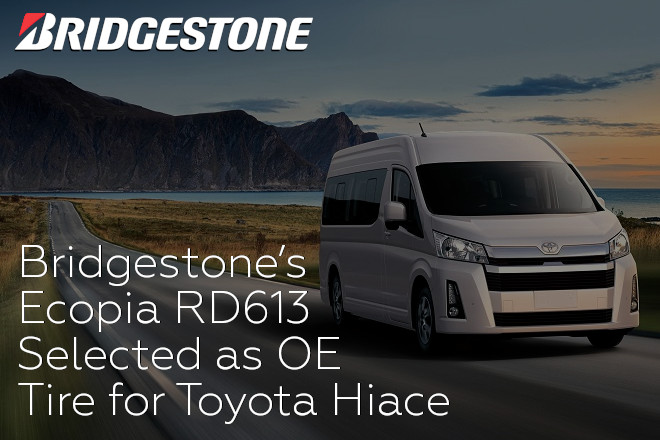 Bridgestone's Ecopia RD613 Selected as OE Tire for Toyota