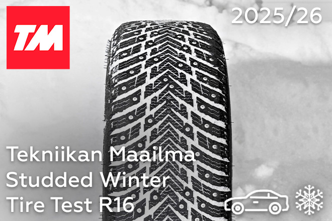Tekniikan Maailma: Studded Winter Tire Test R16