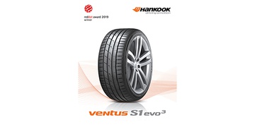 Hankook Tire Wins Red Dot Award 2019 For New UHP Ventus S1 Evo 3 Tire﻿