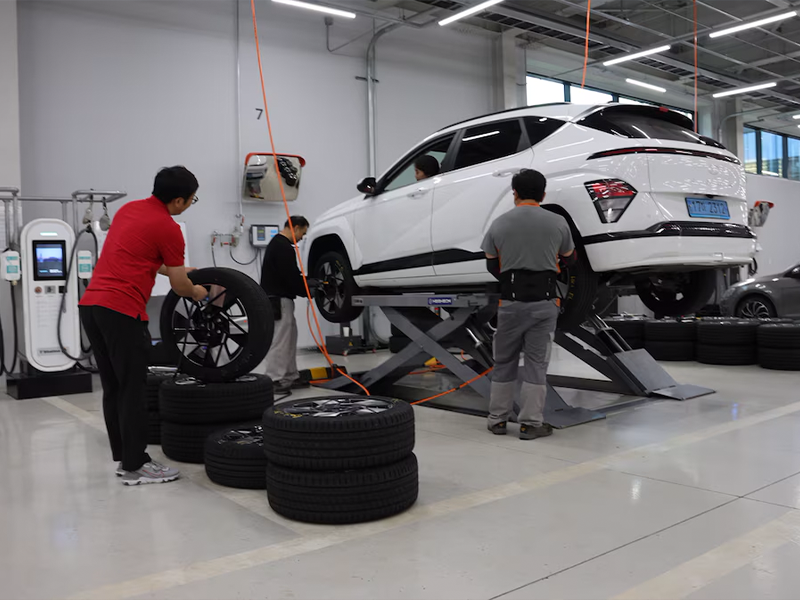 A high mileage means less frequent visits to the tire service. source: autobild.de